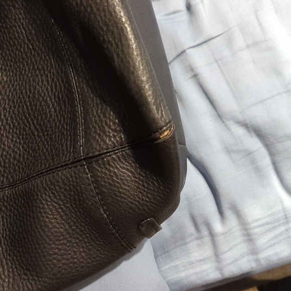 Large black pebble leather Cole Haan hobo bag - Picture 13 of 13